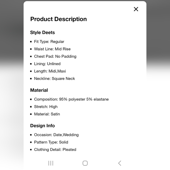 CIDER Blue Cami Maxi Dress - Picture 4 of 4